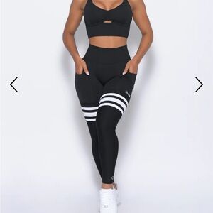 Bombshell Sportswear Black and White Leggings